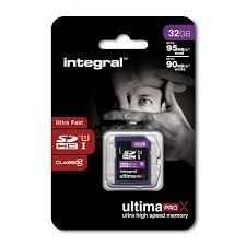 Integral UltimaPro X SDHC 32GB 95 / 90MB 10 UHS-I U3 цена и информация | Fotoaparaatide mälukaardid | kaup24.ee