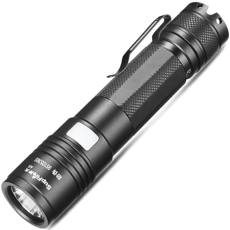 Flashlight Supfire A5, USB, 300lm, 200m цена и информация | Jalgratta tuled ja helkurid | kaup24.ee