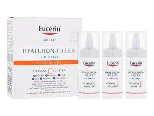 Näoseerum koos 10% C-vitamiiniga Eucerin Hyaluron-Filler + x3 Effect 3 x 8 ml цена и информация | Сыворотки для лица, масла | kaup24.ee