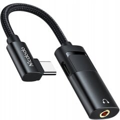 Mcdodo telefoniadapter, USB C, minipesa 3,5 mm, koos DAC-ga CA-1880 цена и информация | Кабели для телефонов | kaup24.ee