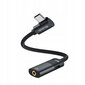 Mcdodo telefoniadapter, USB C, minipesa 3,5 mm, koos DAC-ga CA-1880 hind ja info | Mobiiltelefonide kaablid | kaup24.ee