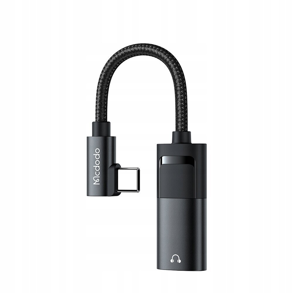 Mcdodo telefoniadapter, USB C, minipesa 3,5 mm, koos DAC-ga CA-1880 hind ja info | Mobiiltelefonide kaablid | kaup24.ee