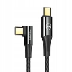 Телефонный кабель McDodo, угловой, USB-C PD 2.0 QC 4 5A 100W 1,2 м CA-8320 цена и информация | Кабели для телефонов | kaup24.ee
