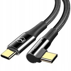 Телефонный кабель McDodo, угловой, USB-C PD 2.0 QC 4 5A 100W 1,2 м CA-8320 цена и информация | Кабели для телефонов | kaup24.ee
