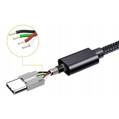 Adapterkaabel USB TYP C - 3,5 mm juga 0002 hind ja info | USB jagajad, adapterid | kaup24.ee