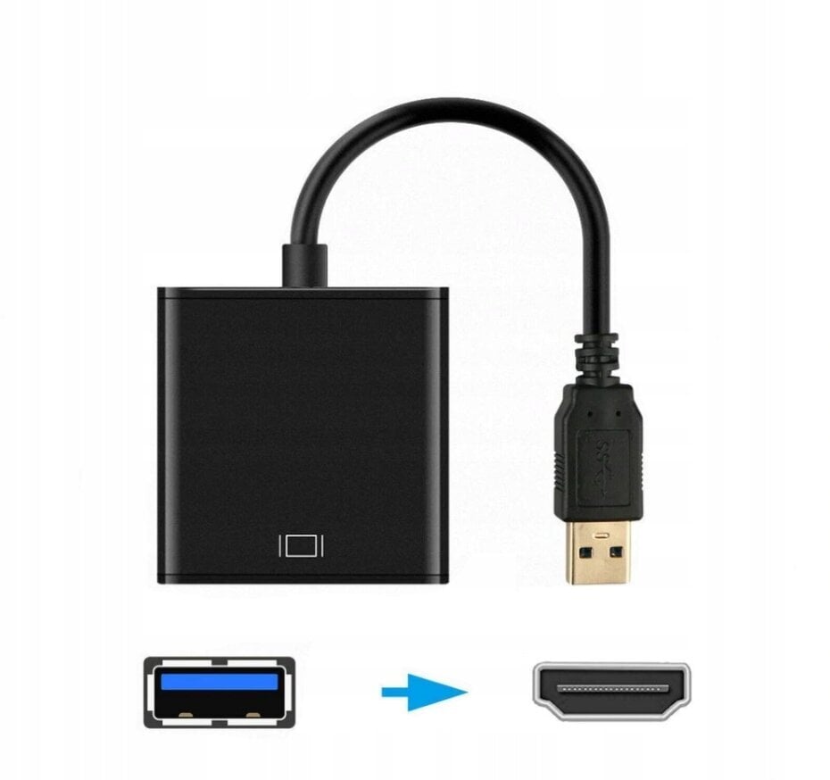 Переходник для компьютера, CO2, USB на HDMI FULL HD конвертер 0110 цена |  kaup24.ee