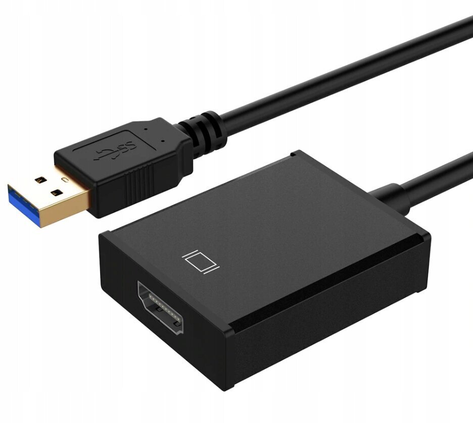 Adapter arvutile, CO2, USB HDMI FULL HD Converter 0110 цена и информация | USB jagajad, adapterid | kaup24.ee