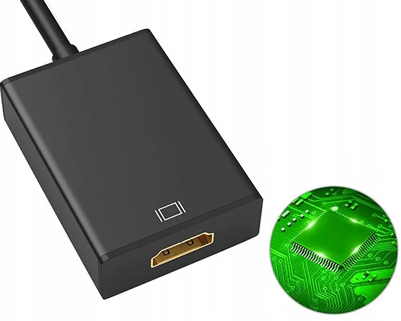 Adapter arvutile, CO2, USB HDMI FULL HD Converter 0110 hind ja info | USB jagajad, adapterid | kaup24.ee