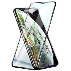 Karastatud klaas, iPhone 13 Pro Max jaoks, 10D, must цена и информация | Защитные пленки для телефонов | kaup24.ee