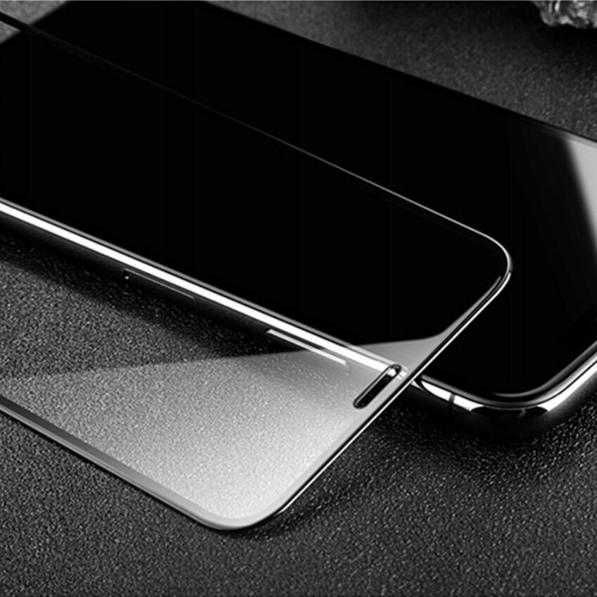 Karastatud klaas, iPhone 12 Mini jaoks, 10D, must hind ja info | Ekraani kaitsekiled | kaup24.ee