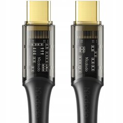 Телефонный кабель Mcdodo, прочный, быстрая зарядка, USB-C, PD, 100 Вт, 1,2 м цена и информация | Кабели для телефонов | kaup24.ee