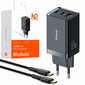 Mcdodo telefonilaadija, GaN 5 PRO, kiirlaadimine, USB-C, USB-A, 65W, kaabel kaasas, must, CH-1542 hind ja info | Mobiiltelefonide laadijad | kaup24.ee