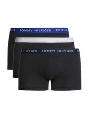 Meeste aluspüksid Tommy Hilfiger 50866, must, 3 tk. цена и информация | Мужские боксеры | kaup24.ee