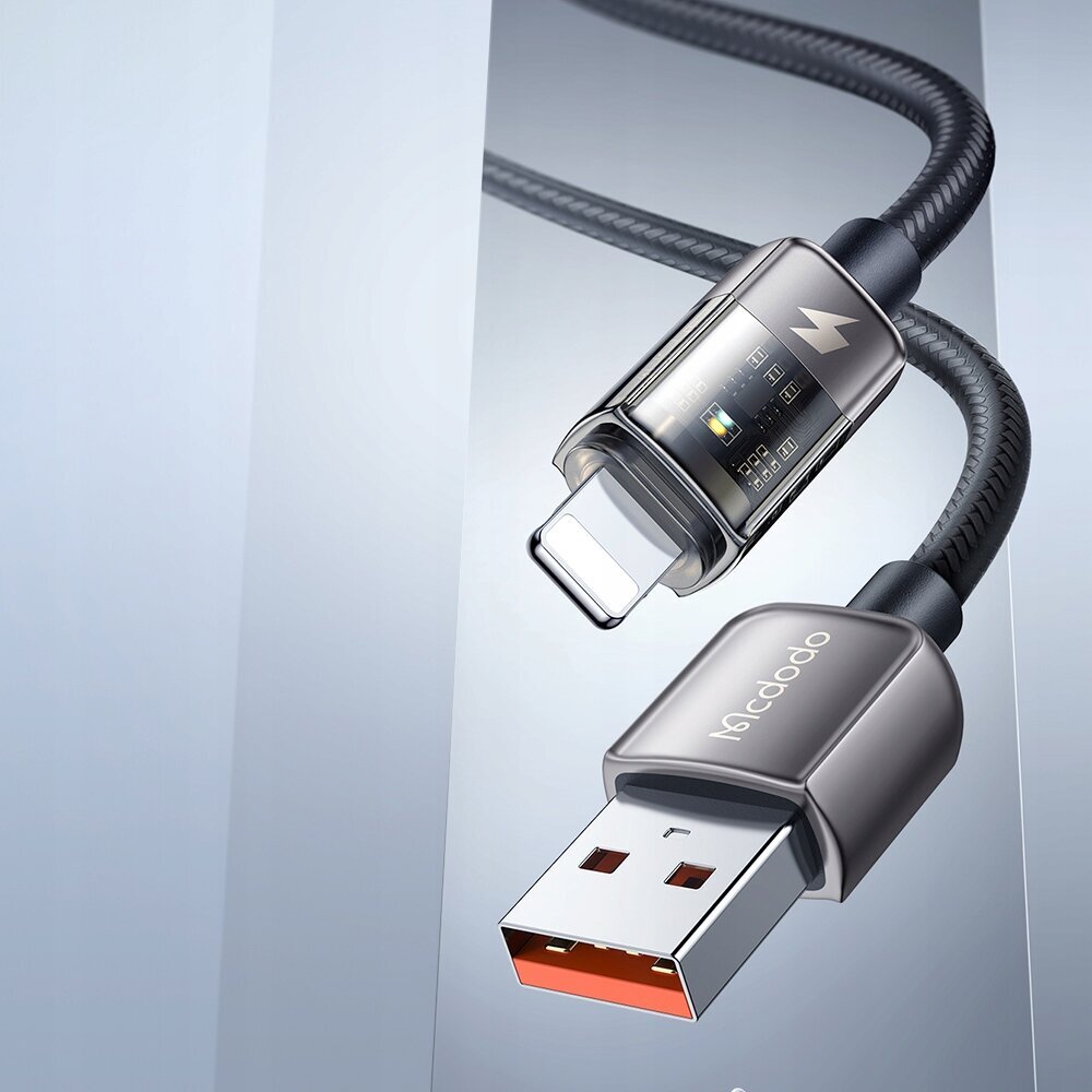 MCDODO PRISMA USB-C Välkkaabel Iphonidele 1.8M цена и информация | Mobiiltelefonide kaablid | kaup24.ee