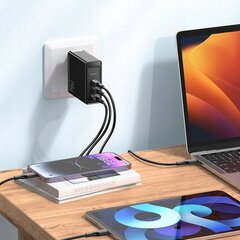 GaN USB-C kiirlaadija USB 3 PORTY 140W MCDODO цена и информация | Зарядные устройства для телефонов | kaup24.ee