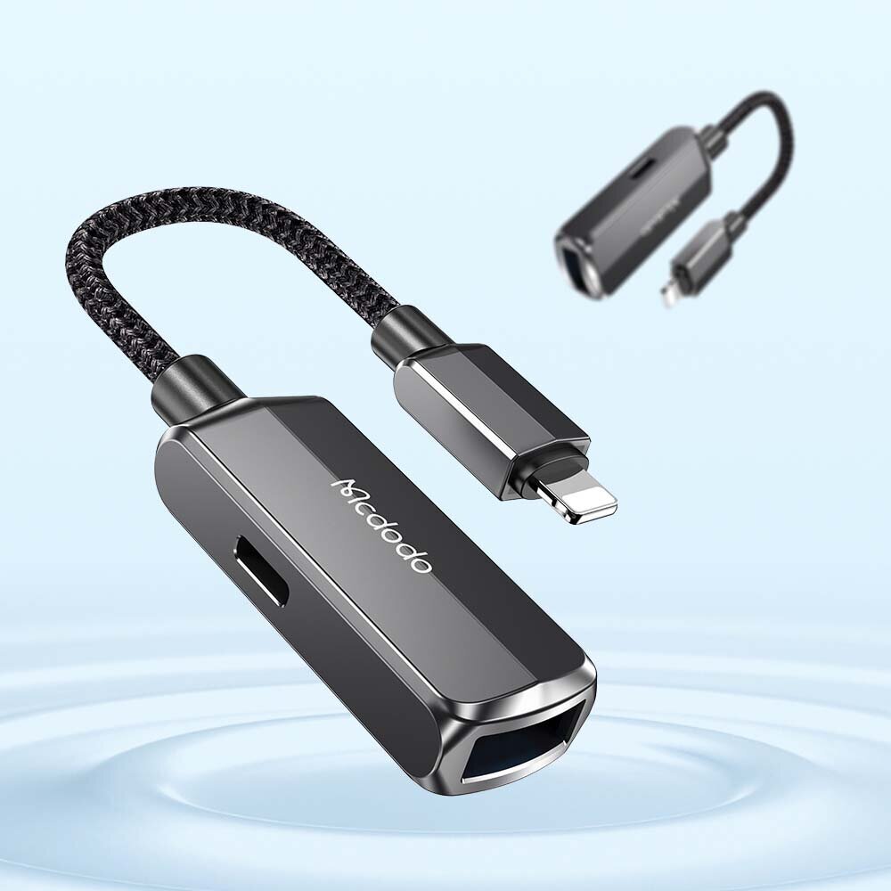 MCDODO ADAPTER IPHONE LIGHTNING JA OTG USB 3.0 VAHEL hind ja info | USB jagajad, adapterid | kaup24.ee