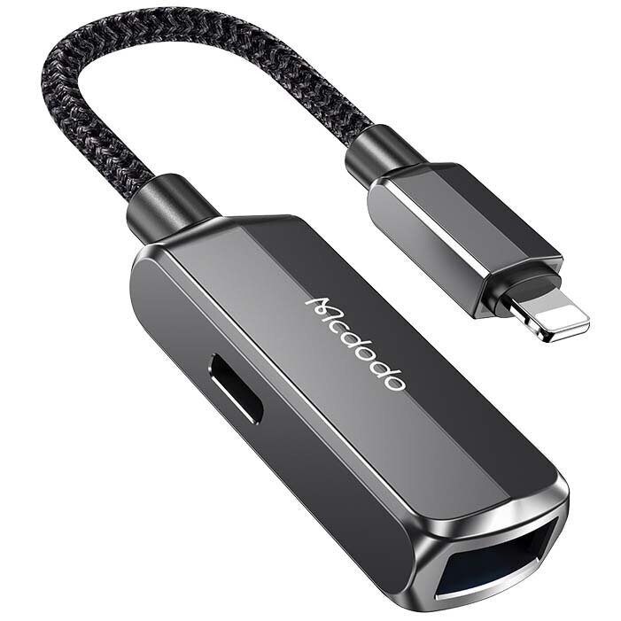 MCDODO ADAPTER IPHONE LIGHTNING JA OTG USB 3.0 VAHEL hind ja info | USB jagajad, adapterid | kaup24.ee