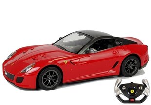 Auto Ferrari 599 GTO Rastar koos kaugjuhtimispuldiga 1:14, punane цена и информация | Развивающий мелкую моторику - кинетический песок KeyCraft NV215 (80 г) детям от 3+ лет, бежевый | kaup24.ee