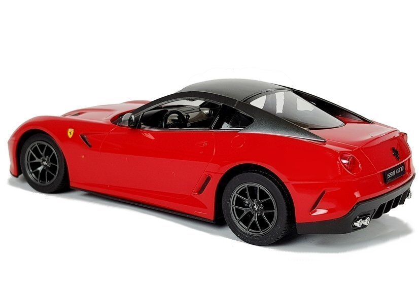 Auto Ferrari 599 GTO Rastar koos kaugjuhtimispuldiga 1:14, punane hind ja info | Poiste mänguasjad | kaup24.ee