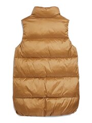 Vest tüdrukutele Tommy Hilfiger Shiny Puffer Khaki, pruun цена и информация | Свитеры, жилетки, пиджаки для девочек | kaup24.ee