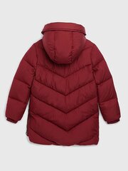Куртка для девочки TOMMY HILFIGER Chevron Teddy Lined Puffer Red цена и информация | Куртки, пальто для девочек | kaup24.ee
