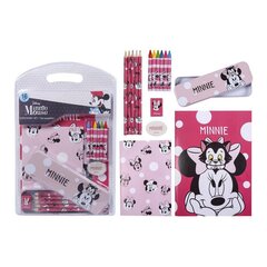 Kirjatarvete komplekt Minnie Mouse 16 osa hind ja info | Mickey Mouse Jalgratta tarvikud ja lisaseadmed | kaup24.ee