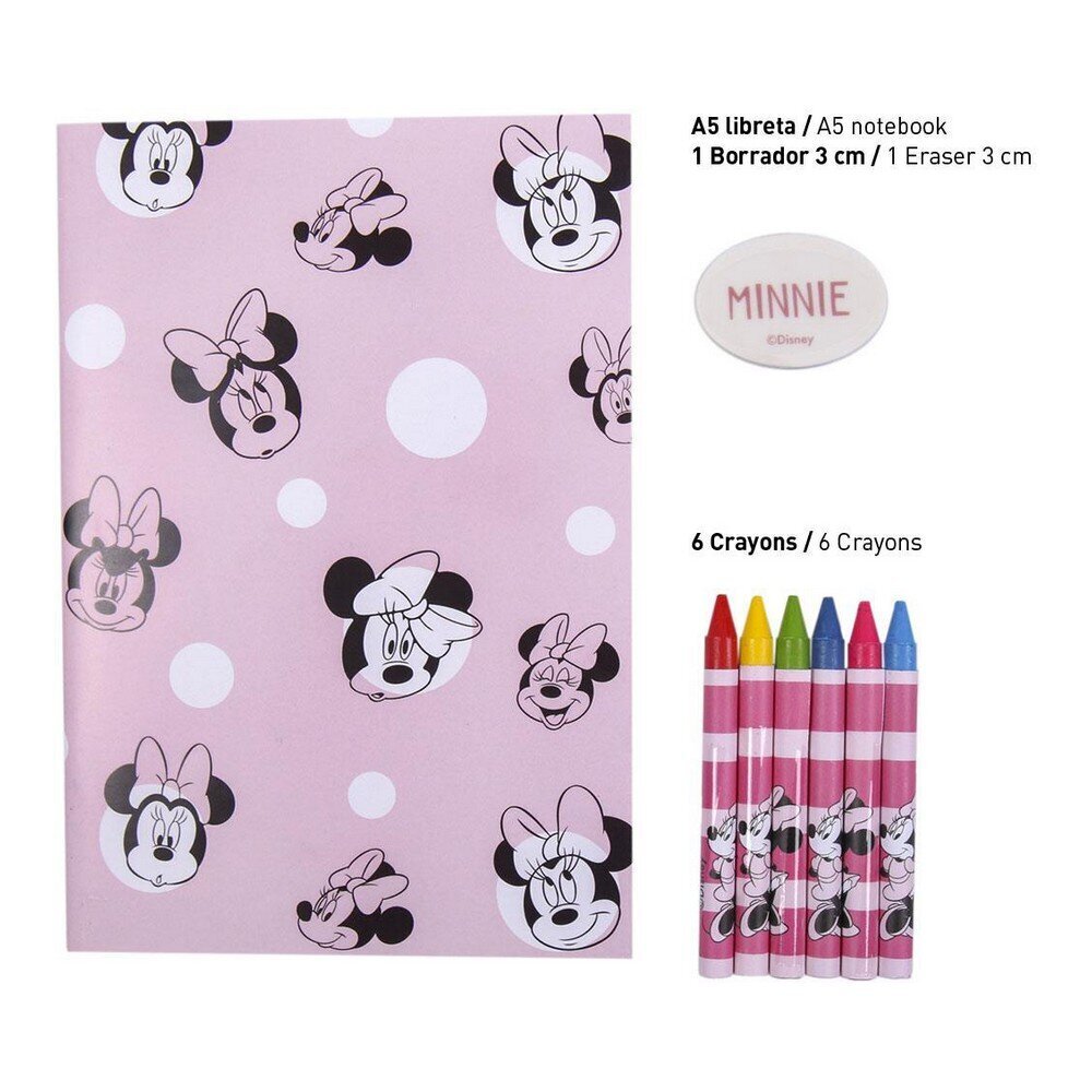 Kirjatarvete komplekt Minnie Mouse 16 osa цена и информация | Kirjatarbed | kaup24.ee