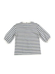 Детская футболка TOMMY HILFIGER Stripe Slub Ancient White / Pilot Blue Str цена и информация | Рубашки для девочек | kaup24.ee