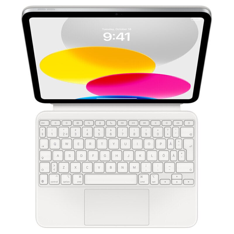 Apple Magic Keyboard Folio for iPad (10th generation) - Swedish - MQDP3S/A hind ja info | Tahvelarvuti lisatarvikud | kaup24.ee