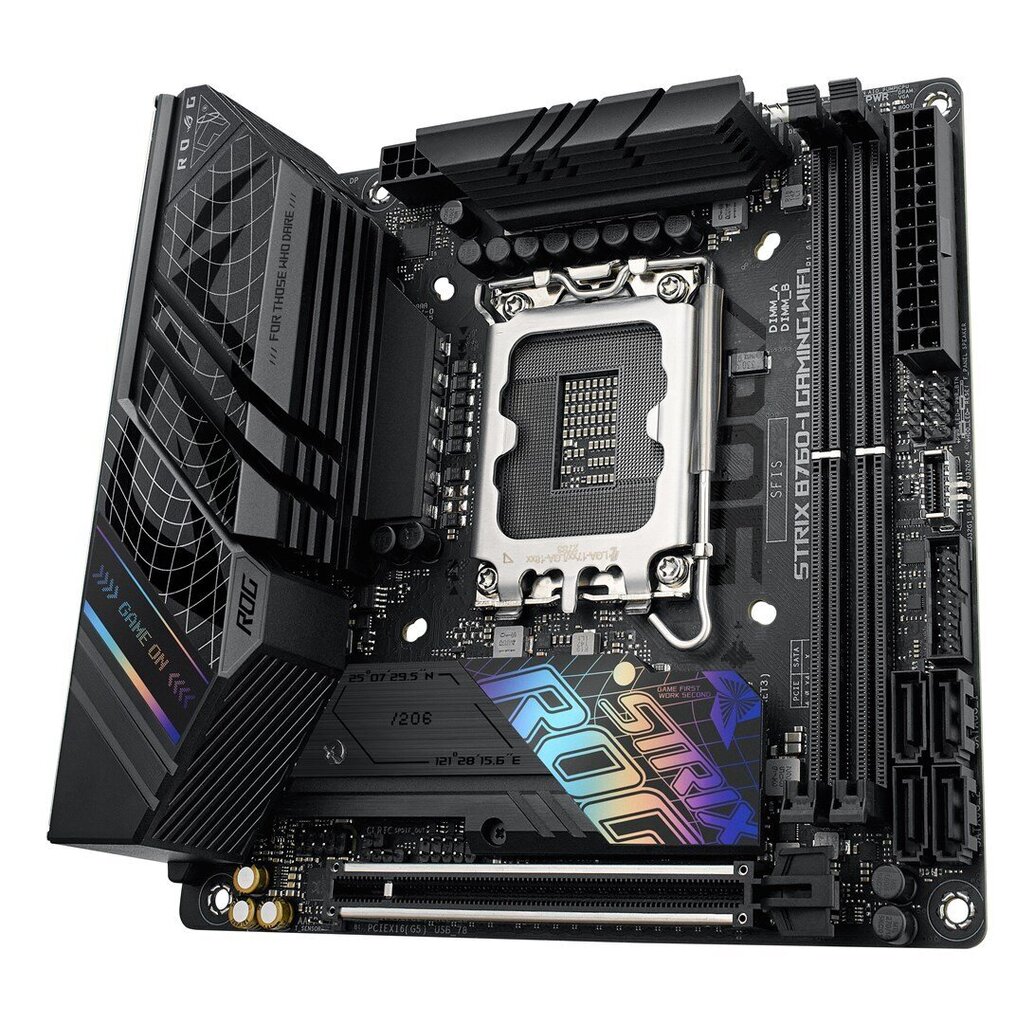 Asus ROG STRIX B760-I GAMING WIFI, Mini ITX, LGA1700, DDR5 hind ja info | Emaplaadid | kaup24.ee