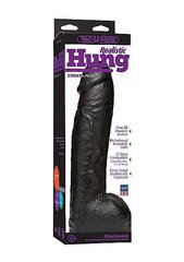 Dildo koos munanditega Doc Johnson Realistic Hung, must hind ja info | Dildod | kaup24.ee