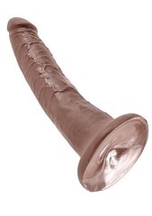 "King Cock" 6" dildo, pruun цена и информация | Фаллоимитаторы | kaup24.ee