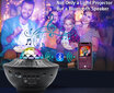 Projektor/muusika kõlar Magic lazeris disc, bluetooth usb kaugjuhtimispuldiga цена и информация | Lastetoa valgustid | kaup24.ee