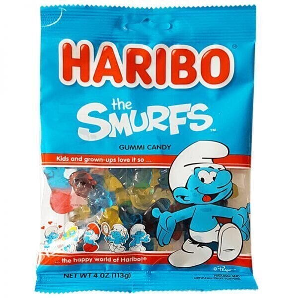 Jelly kommid Haribo Smurf, 175g hind ja info | Maiustused | kaup24.ee