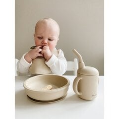 Силиконовая чаша с присоской, бордовый цена и информация | Детская посуда, контейнеры для молока и еды | kaup24.ee
