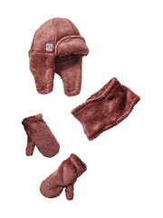 Müts+sall+kindad poistele Killtec, pruun цена и информация | Шапки, перчатки, шарфы для девочек | kaup24.ee