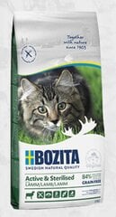 Bozita Grain Free Active & Sterilized Lamb, 2kg - teraviljavaba kuivtoit lambalihaga aktiivsetele, steriliseeritud kassidele, Z 010094 цена и информация | Сухой корм для кошек | kaup24.ee