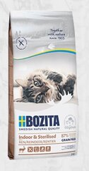 Bozita Grain Free Indoor & Sterilized Reindeer, 10kg - teraviljavaba kuivtoit põhjapõdraga steriliseeritud kassidele, Z 010092 hind ja info | Kuivtoit kassidele | kaup24.ee