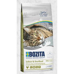 Bozita Indoor & Sterilized Chicken, 2kg - kuivtoit kanaga steriliseeritud kassidele, Z 010060 hind ja info | Kuivtoit kassidele | kaup24.ee