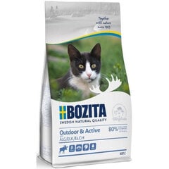 Bozita Outdoor & Active Elk, 2kg - kuivtoit alniga aktiivsetele ja välitingimustes viibivatele kassidele, Z 010174 цена и информация | Сухой корм для кошек | kaup24.ee