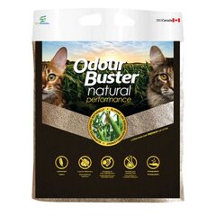 Цементирующий кукурузный песок Odour Buster Natural с добавкой, блокирующей ферменты мочи, Z 240047, 12 кг цена и информация | Наполнители для кошачьих туалетов | kaup24.ee