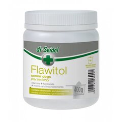 Dr.Seidel Flawitol Senior Dogs, 160tbl/256g - üle 7-aastastele koertele - üldisele tervisele ja liigestele, Z 290032 цена и информация | Пищевые добавки и анти-паразитные товары | kaup24.ee