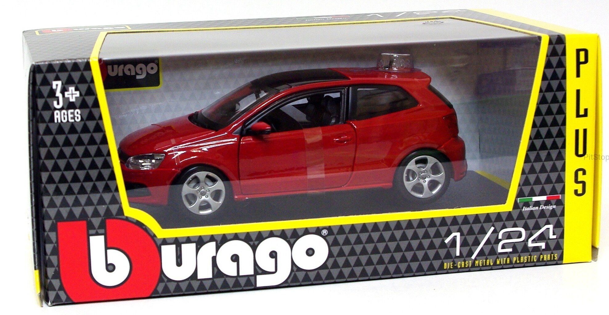 Automudel VW Polo GTI Mark 5 Bburago, 1:24 цена и информация | Poiste mänguasjad | kaup24.ee