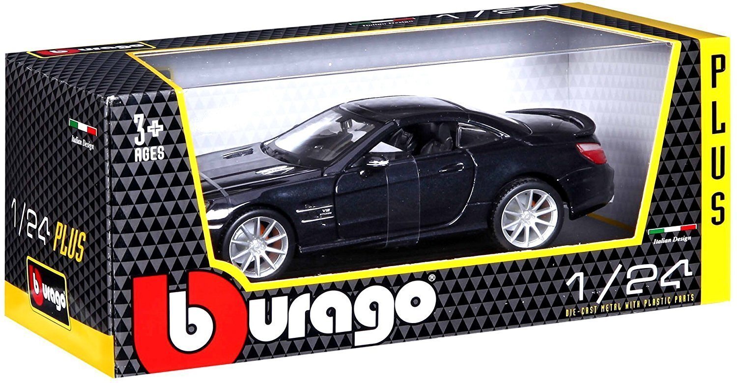 Mudelauto Mercedes Benz Sl 65 Amg Bburago 1:24 hind ja info | Poiste mänguasjad | kaup24.ee