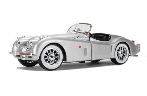 Mudelauto Jaguar XK 120 Roadster Bburago 1:24 hind ja info | Poiste mänguasjad | kaup24.ee