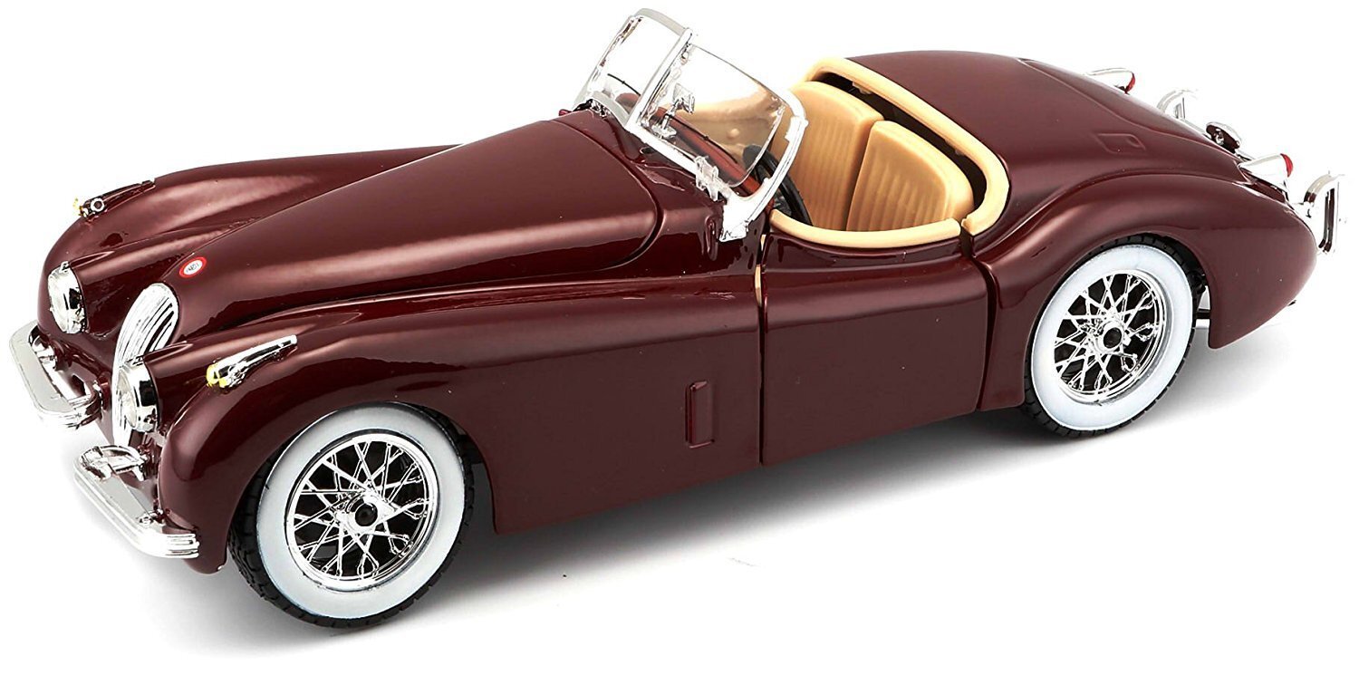 Mudelauto Jaguar XK 120 Roadster Bburago 1:24 цена и информация | Poiste mänguasjad | kaup24.ee