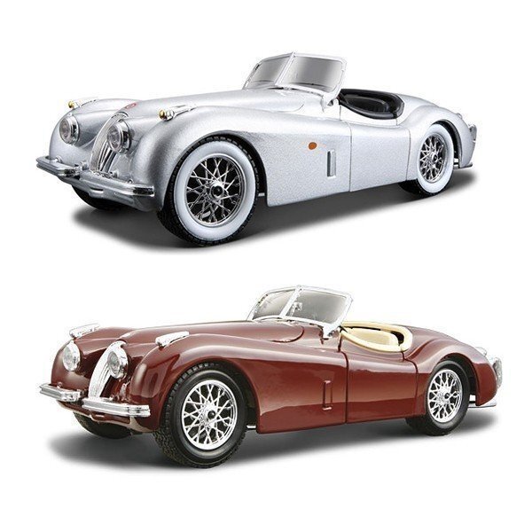 Mudelauto Jaguar XK 120 Roadster Bburago 1:24 hind ja info | Poiste mänguasjad | kaup24.ee