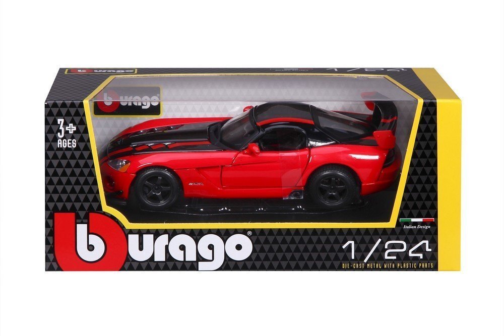 BBURAGO auto 1/24 Dodge Viper SRT 10 ACR, 18-22114 hind ja info | Poiste mänguasjad | kaup24.ee