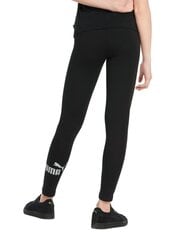 Püksid tüdrukutele Puma Ess+ Logo Leggings G, must hind ja info | Puma Tüdrukute riided | kaup24.ee