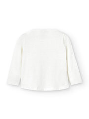 Футболка для девочки BOBOLI Off White 520235520 цена и информация | Рубашки для девочек | kaup24.ee